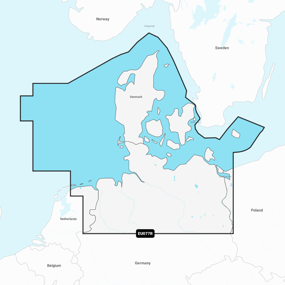 Garmin Navionics+ Chart: EU077R - Denmark & Germany, North