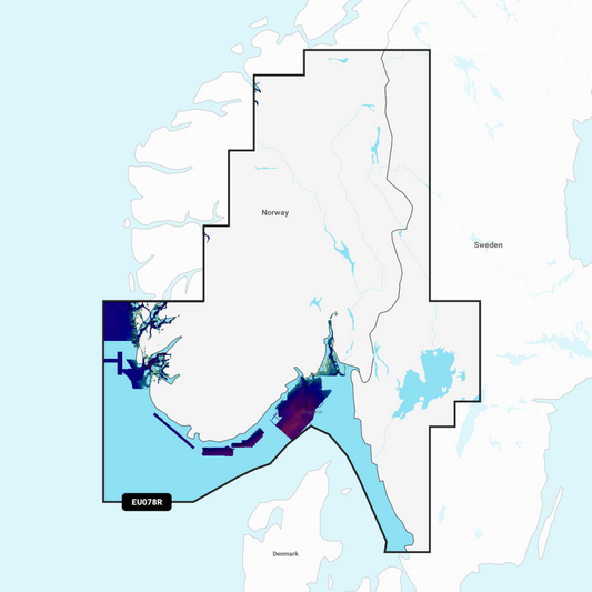 Garmin Navionics Vision+ Chart: EU078R - Oslo, Skagerrak & Haugesund