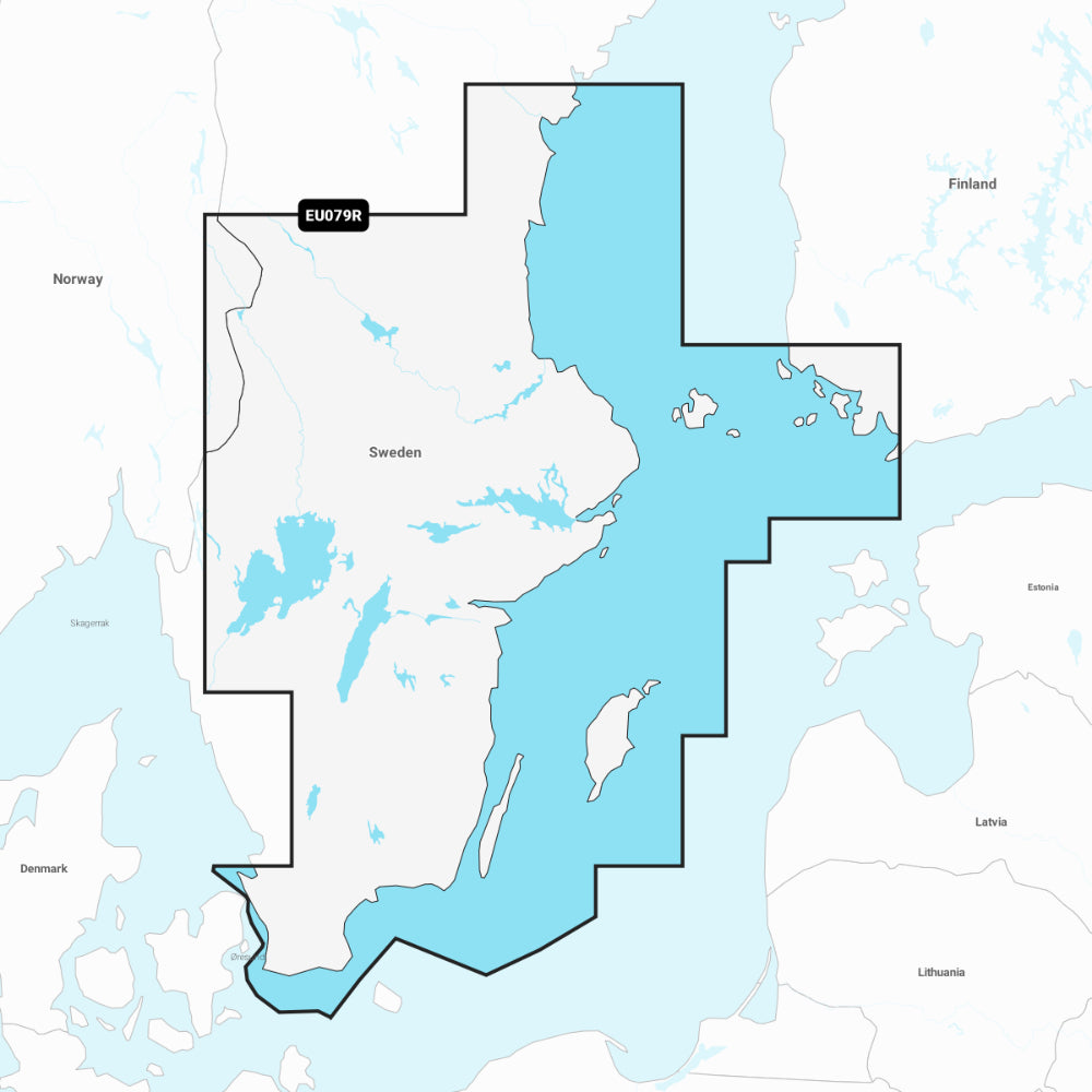 Garmin Navionics+ Chart: EU079R - Sweden, Southeast