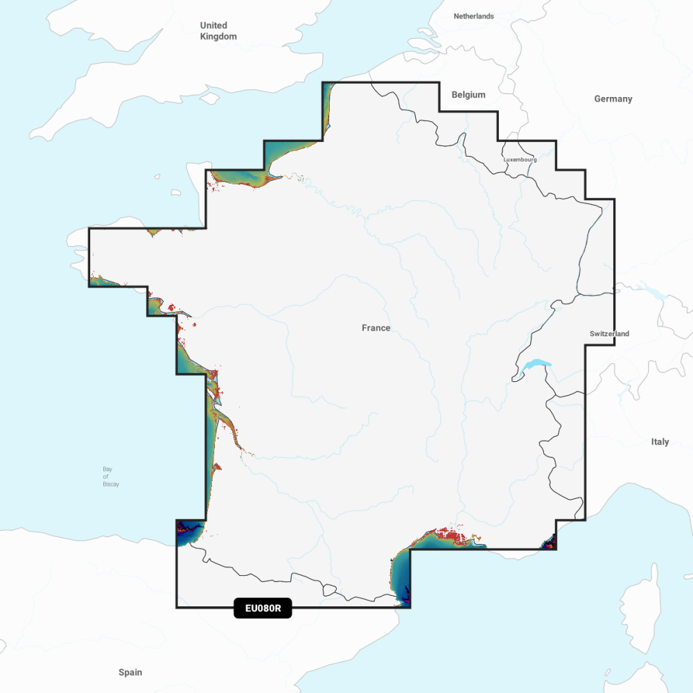 Garmin Navionics Vision+ Chart: EU080R - France, Lakes & Rivers