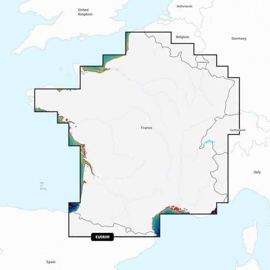 Garmin Navionics Vision+ Chart: EU080R - France, Lakes & Rivers