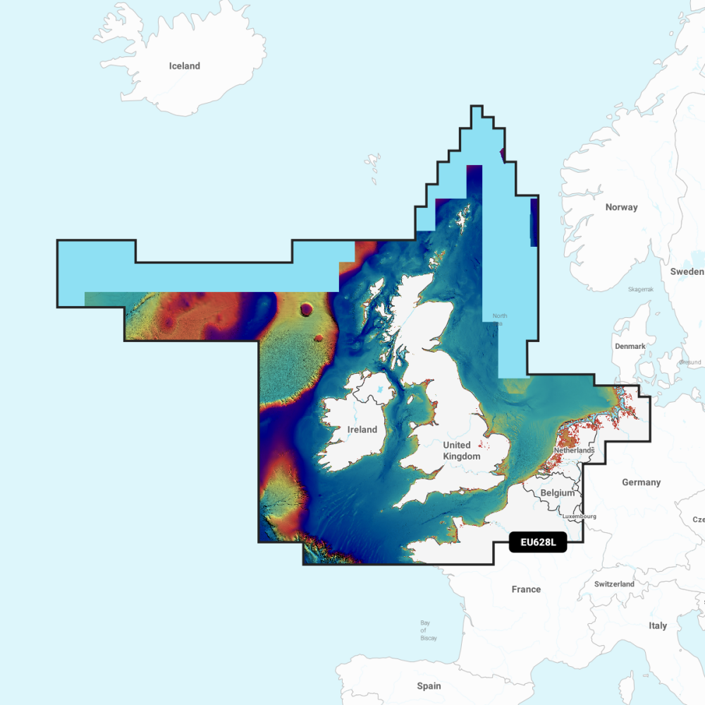 Garmin Navionics Vision+ Chart: EU628L - U.K., Ireland & Holland