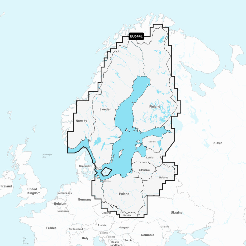 Garmin Navionics+ Chart: EU644L - Baltic Sea