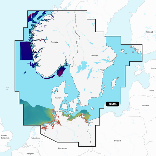 Garmin Navionics Vision+ Chart: EU645L - Skagerrak & Kattegat