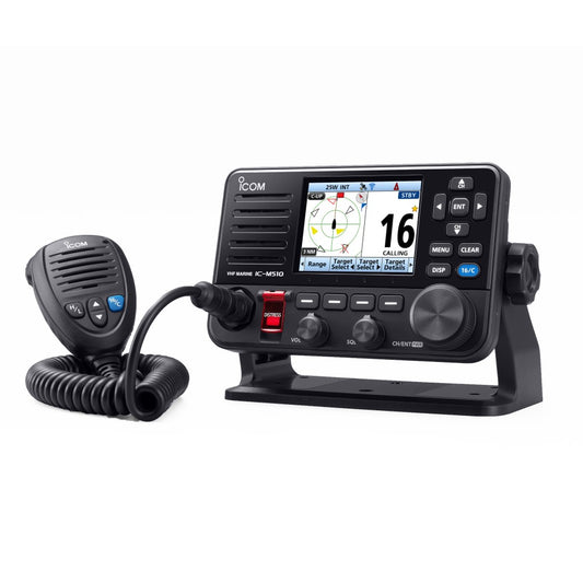 Icom IC-M510-AIS  VHF DSC Radio with AIS Receiver & Smartphone Control