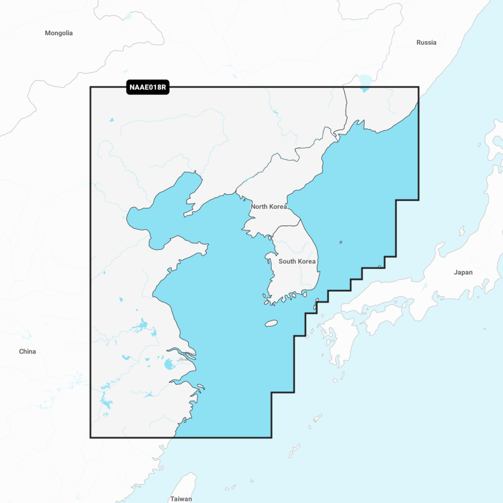 Navionics+ Regular Chart: AE018R -  Yellow Sea