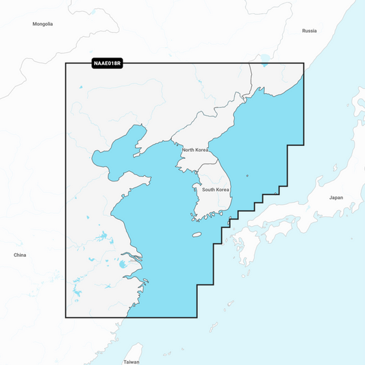 Navionics+ Regular Chart: AE018R -  Yellow Sea