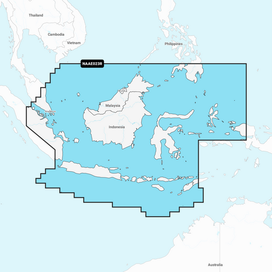 Navionics+ Regular Chart: AE023R -  Java & Borneo