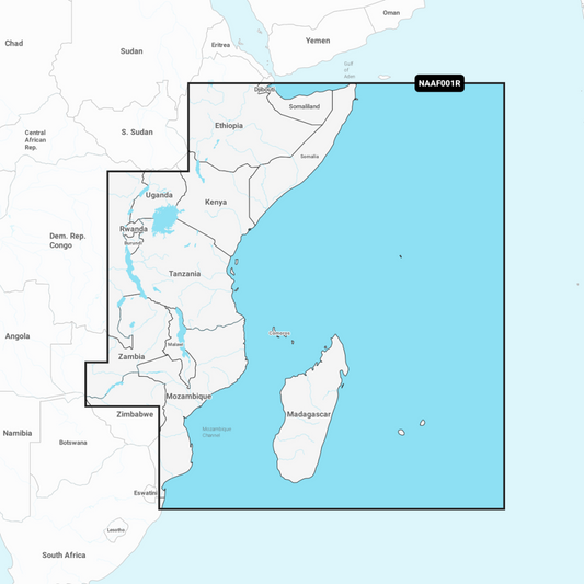 Navionics+ Regular Chart: AF001R -  Africa, East