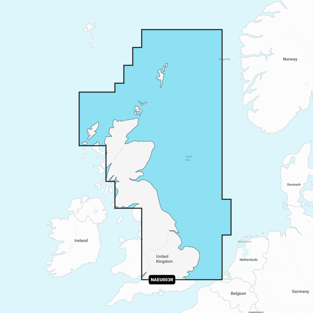 Navionics+ Regular Chart: EU003R -  Great Britain, Northeast Coast