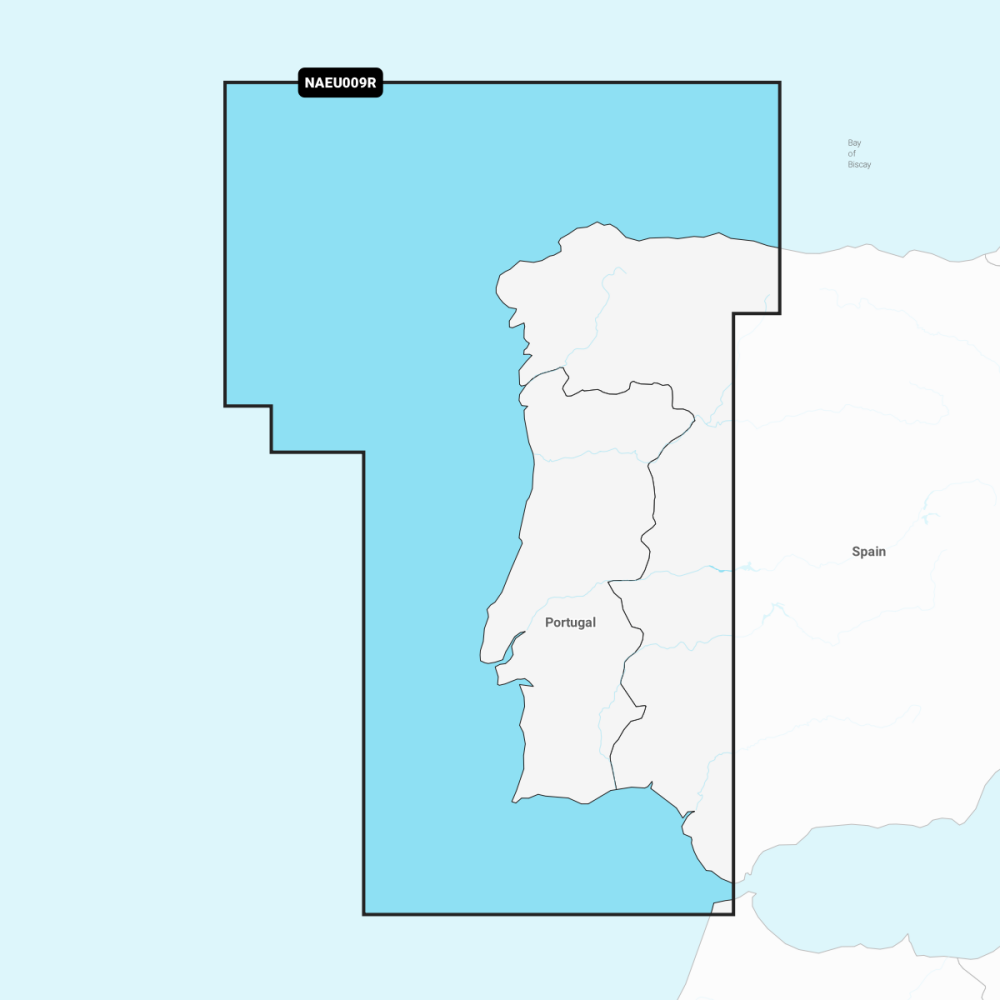 Navionics+ Regular Chart: EU009R -  Portugal & Spain, Northwest