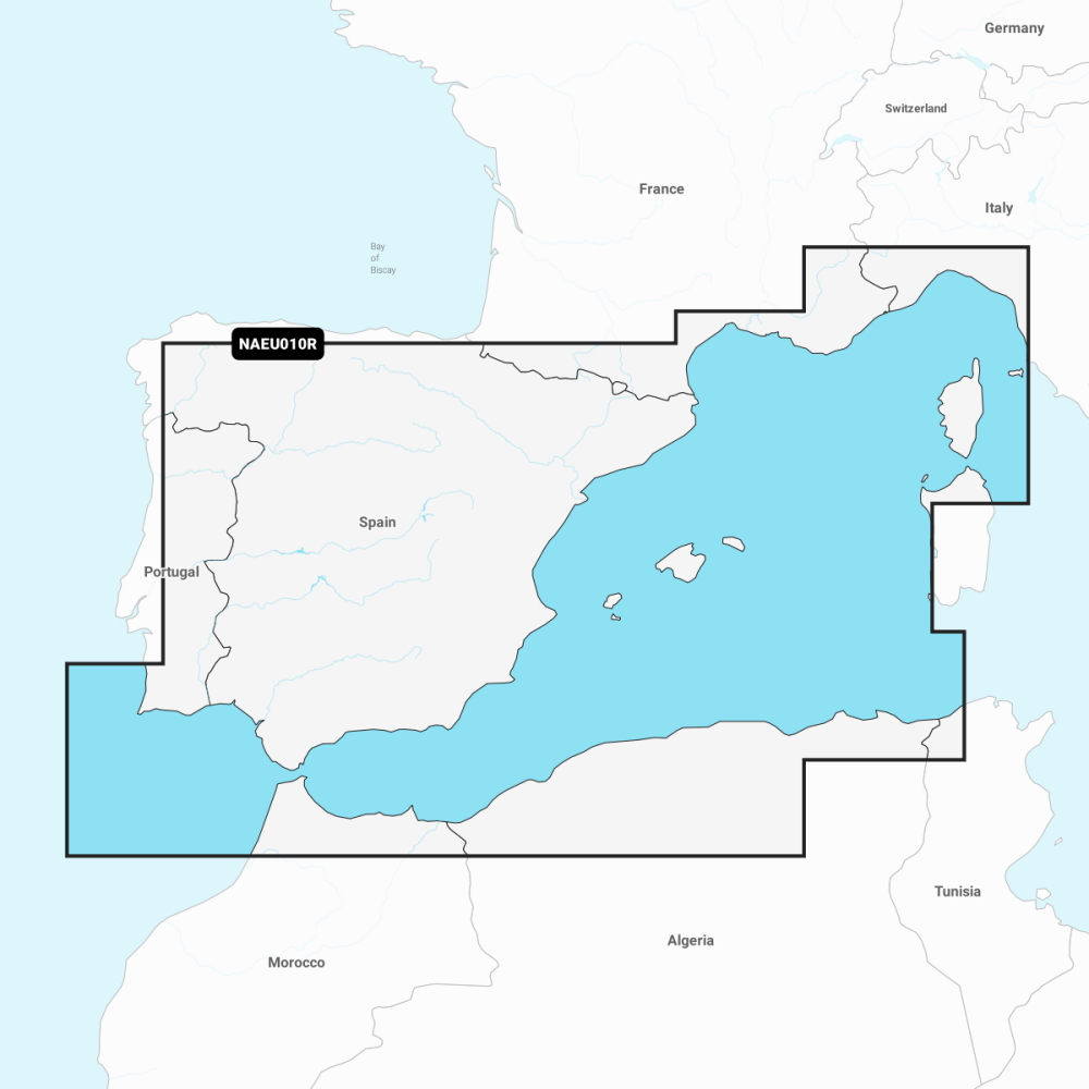 Navionics+ Regular Chart: EU010R -  Spain, Mediterranean Coast