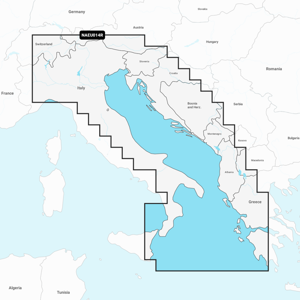 Navionics+ Regular Chart: EU014R -  Italy, Adriatic Sea