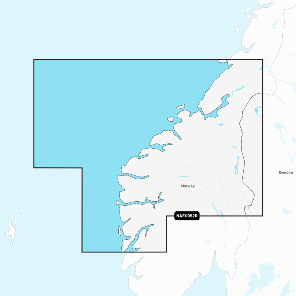 Navionics+ Regular Chart: EU052R -  Norway, Sognefjord - Svefjorden