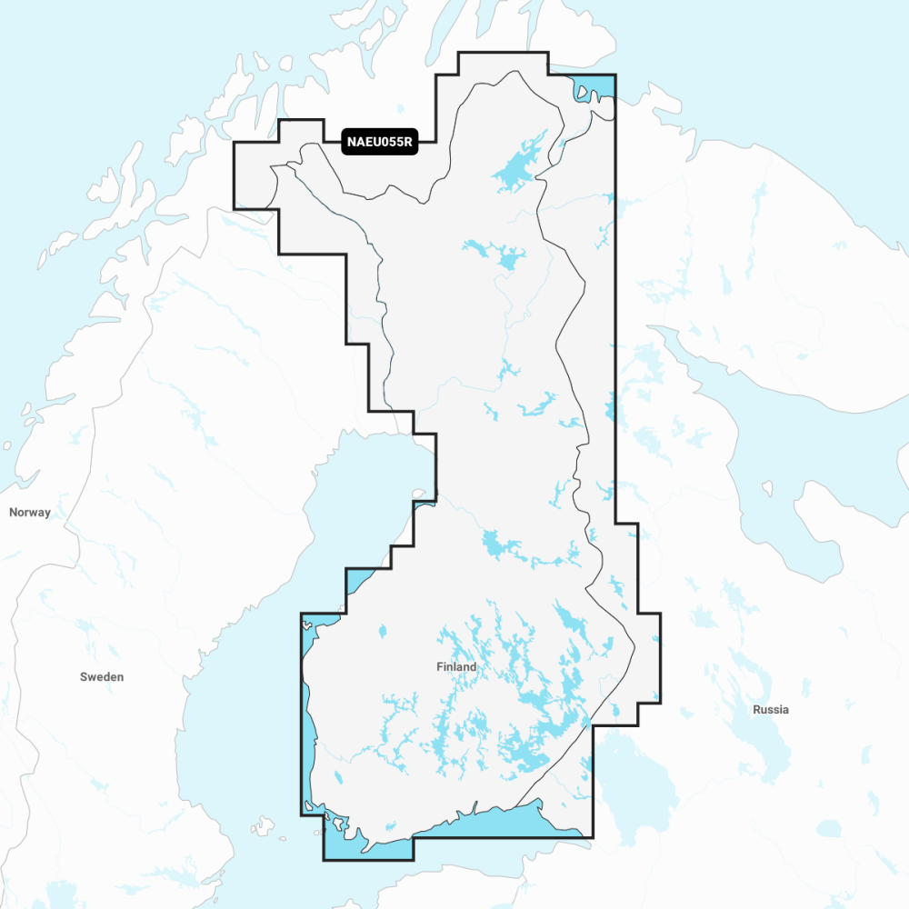 Navionics+ Regular Chart: EU055R -  Finland, Lakes & Rivers