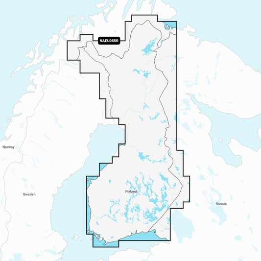 Navionics+ Regular Chart: EU055R -  Finland, Lakes & Rivers