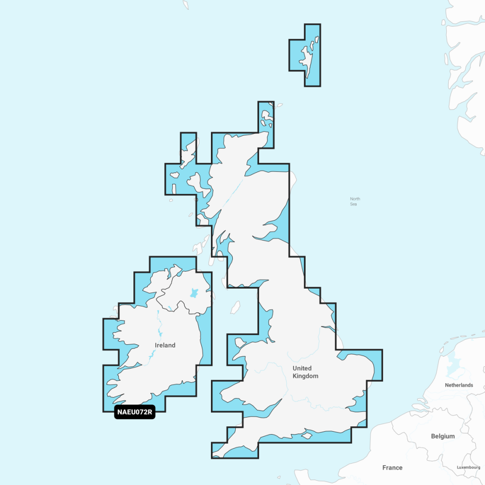 Navionics+ Regular Chart: EU072R -  UK & Ireland Lakes & Rivers