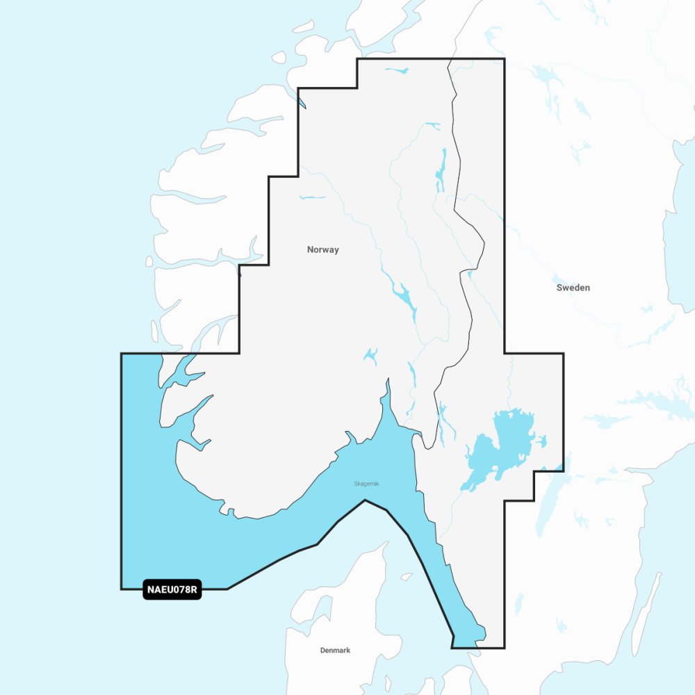 Navionics+ Regular Chart: EU078R - Oslo, Skagerrak & Haugesund