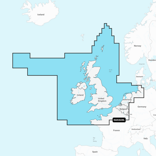 Navionics+ Large Chart: EU628L -  UK, Ireland & Holland