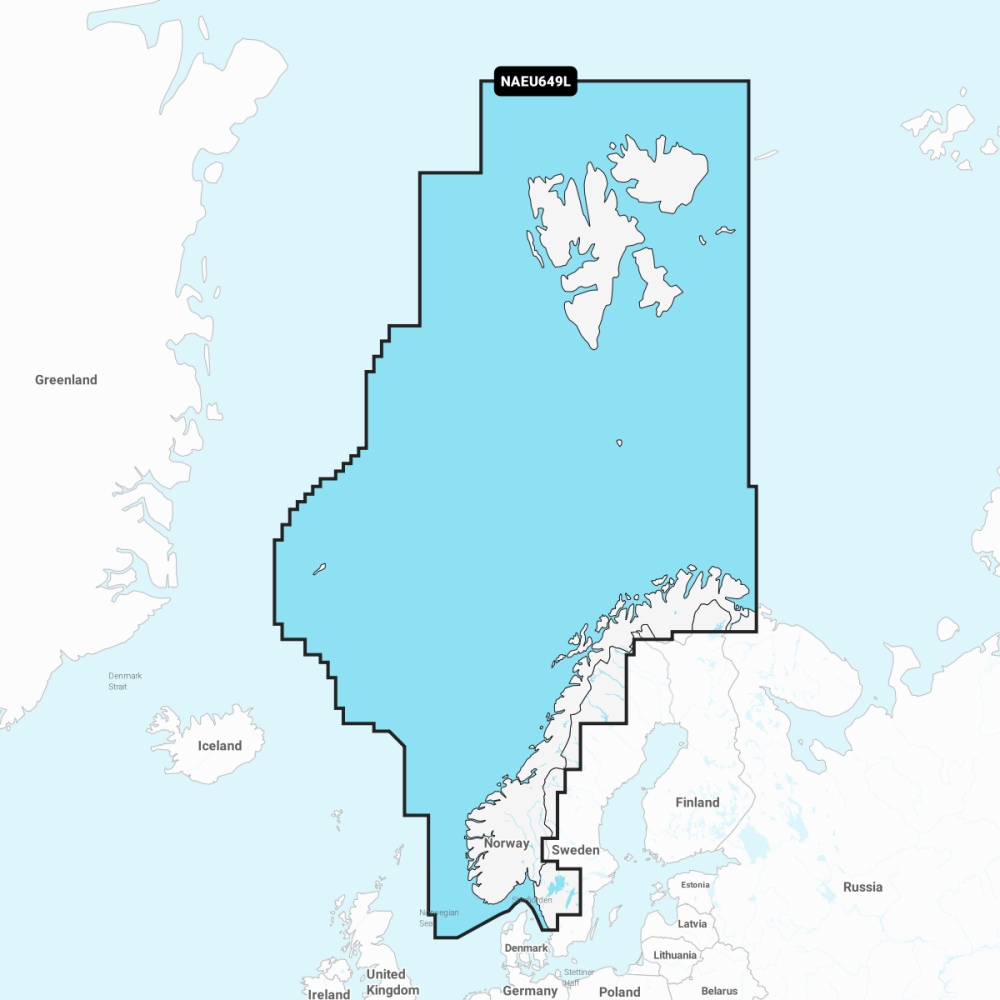 Navionics+ Large Chart: EU649L -  Norway