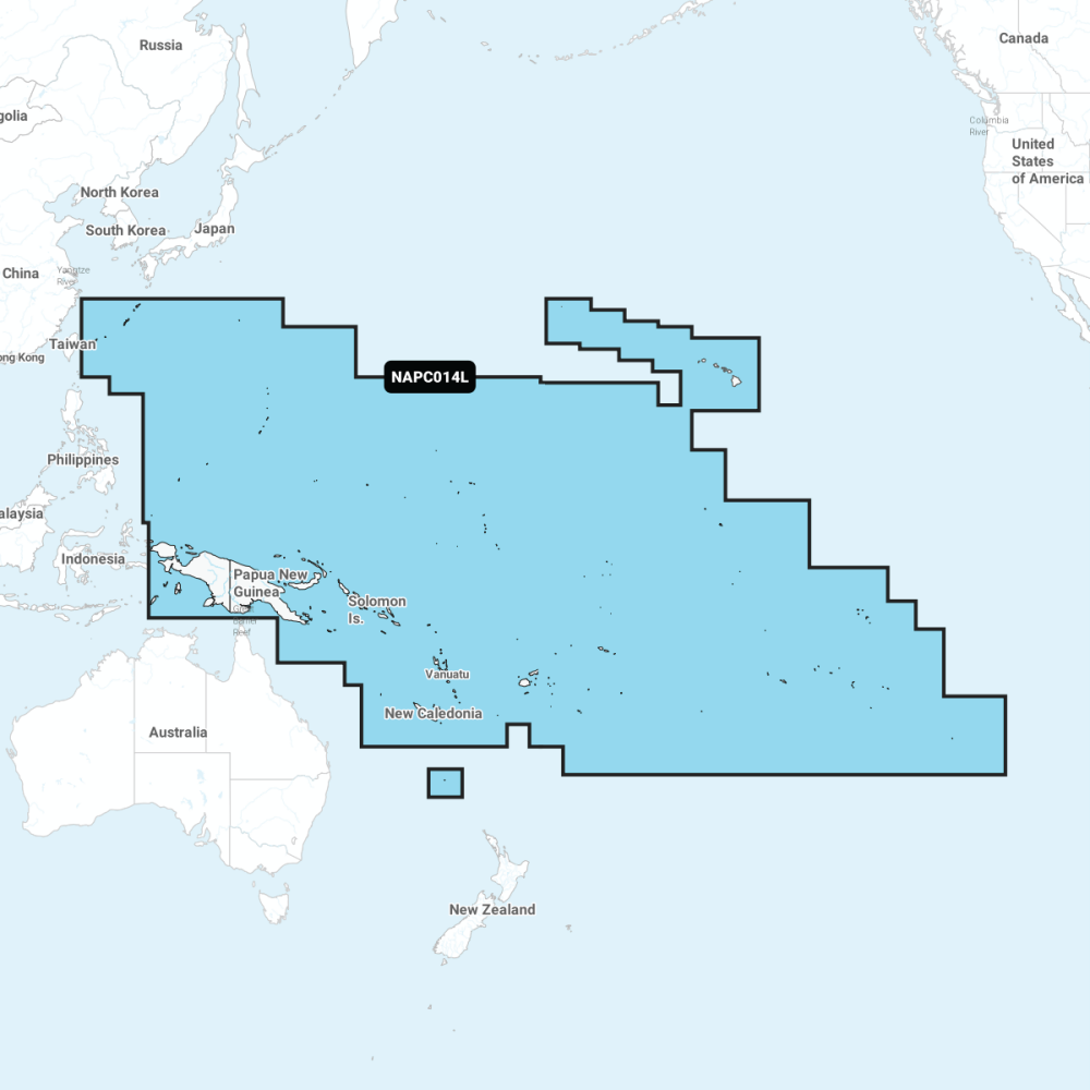 Navionics+ Large Chart: PC014L -  Pacific Islands