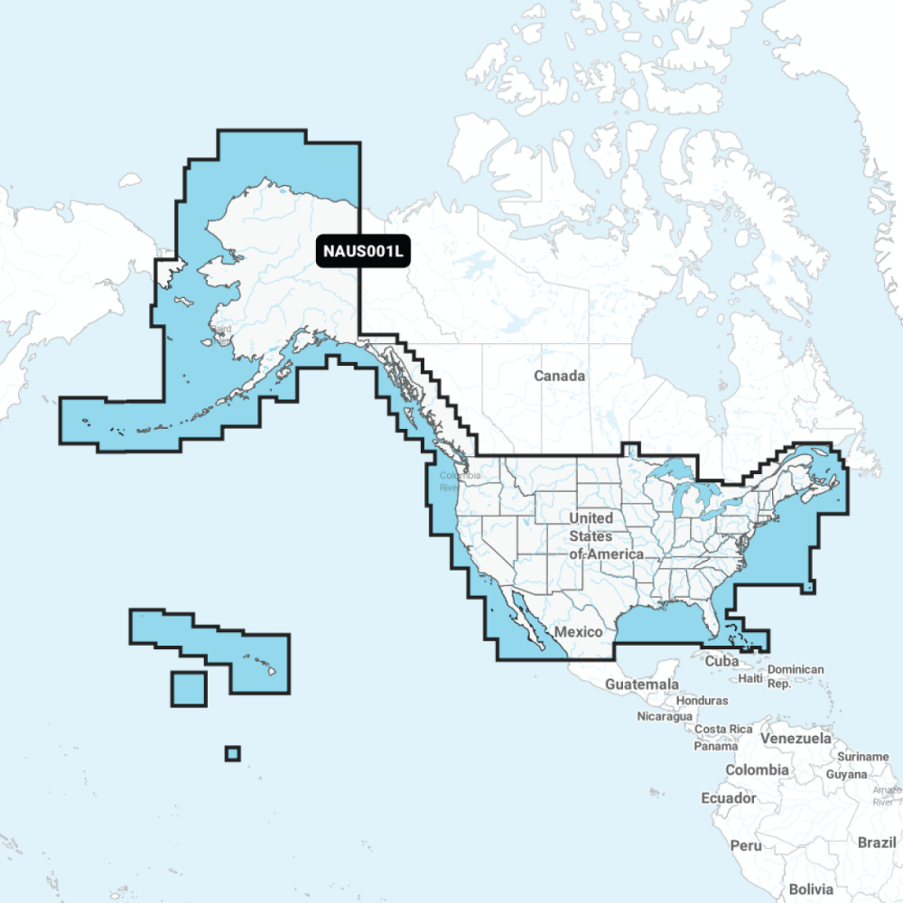 Navionics+ Large Chart: US001L -  US & Coastal Canada