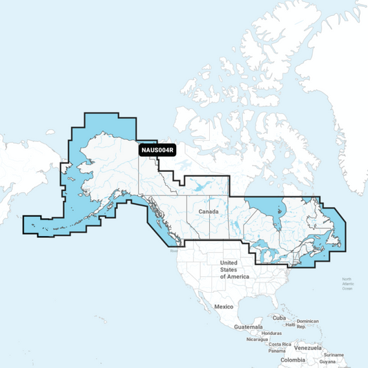 Navionics+ Regular Chart: US004R -  Canada & Alaska