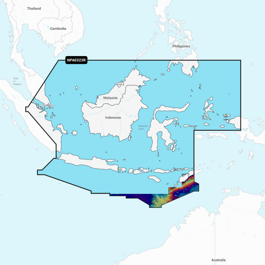 Navionics Platinum+ Regular Chart: AE023R -  Java & Borneo