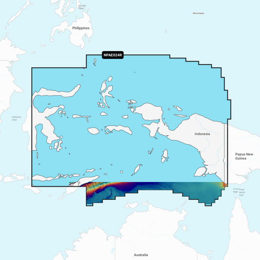 Navionics Platinum+ Regular Chart: AE024R -  Cen W Papua & E Sulawesi