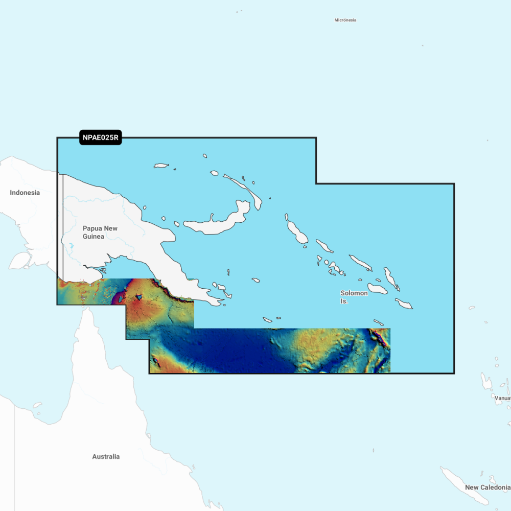 Navionics Platinum+ Regular Chart: AE025R -  Papua New G & Solomon Isl