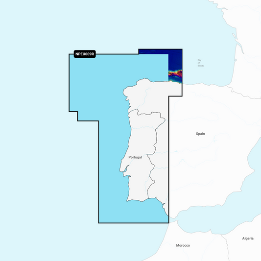 Navionics Platinum+ Regular Chart: EU009R -  Portugal & Spain, NW