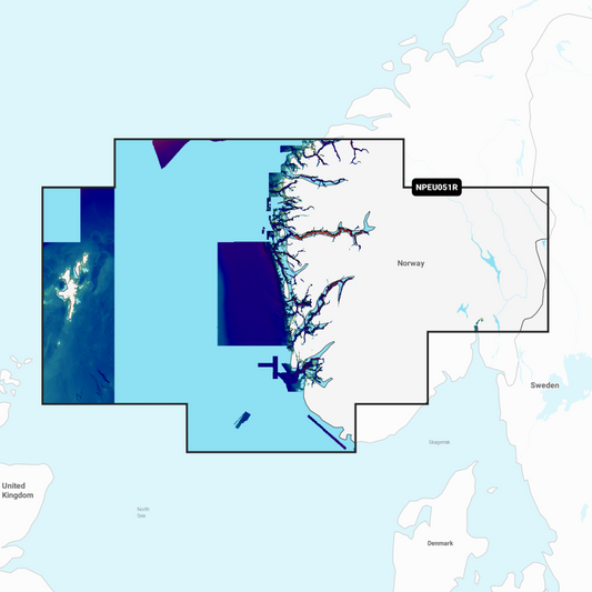 Navionics Platinum+ Regular Chart: EU051R -  Nor, Lista to Sognefjord