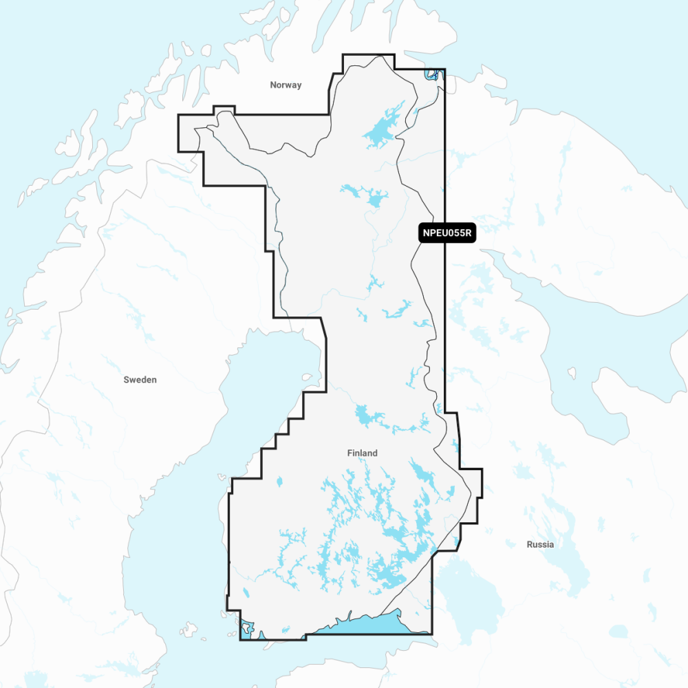 Navionics Platinum+ Regular Chart: EU055R -  Finland, Lakes & Rivers