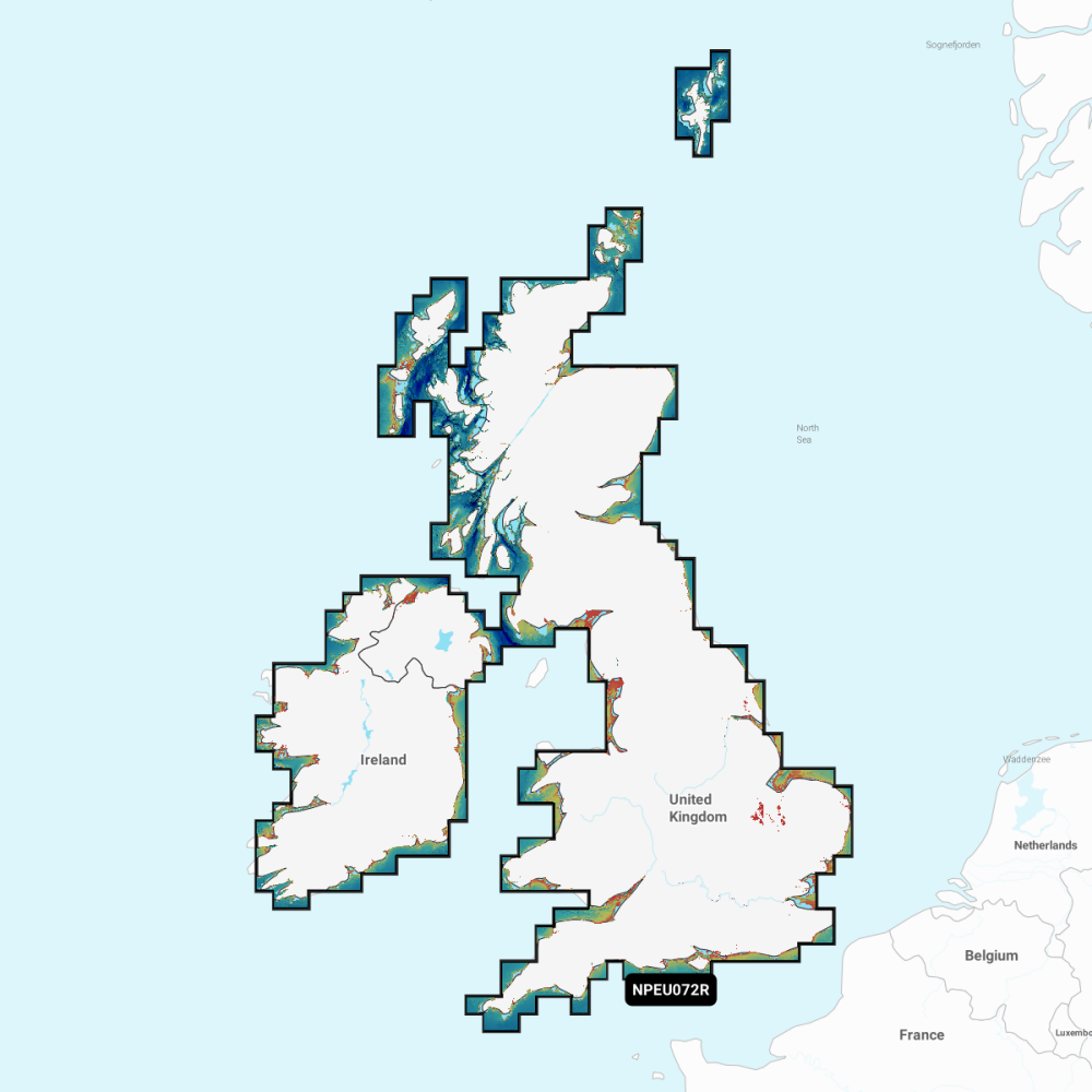 Navionics Platinum+ Regular Chart: EU072R -  UK  & Eire Lakes & Rivers