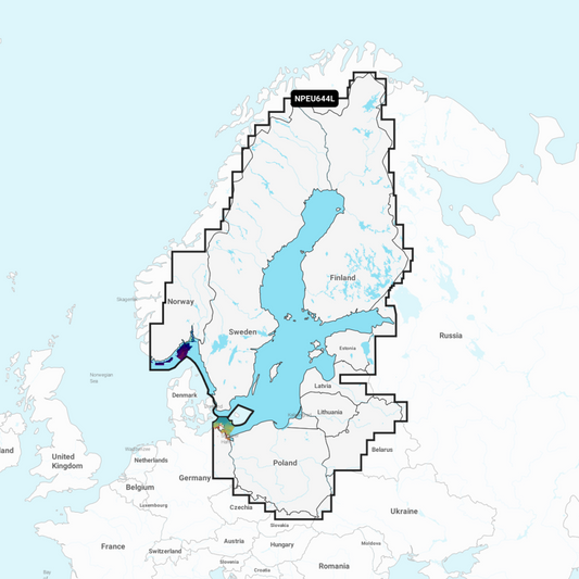 Navionics Platinum+ Large Chart: EU644L -  Baltic Sea