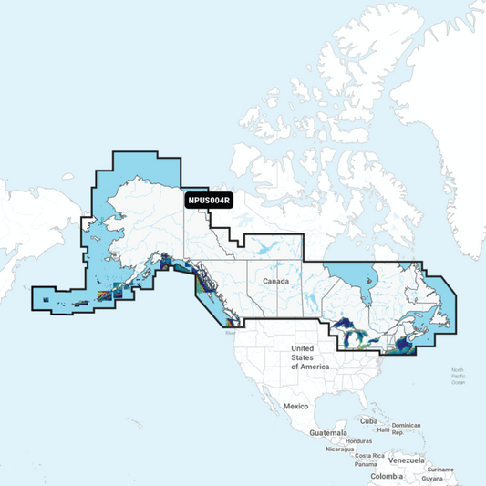 Navionics Platinum+ Regular Chart: US004R -  Canada & Alaska