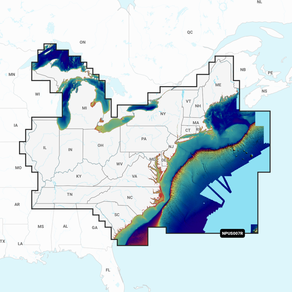 Navionics Platinum+ Regular Chart: US007R -  US East