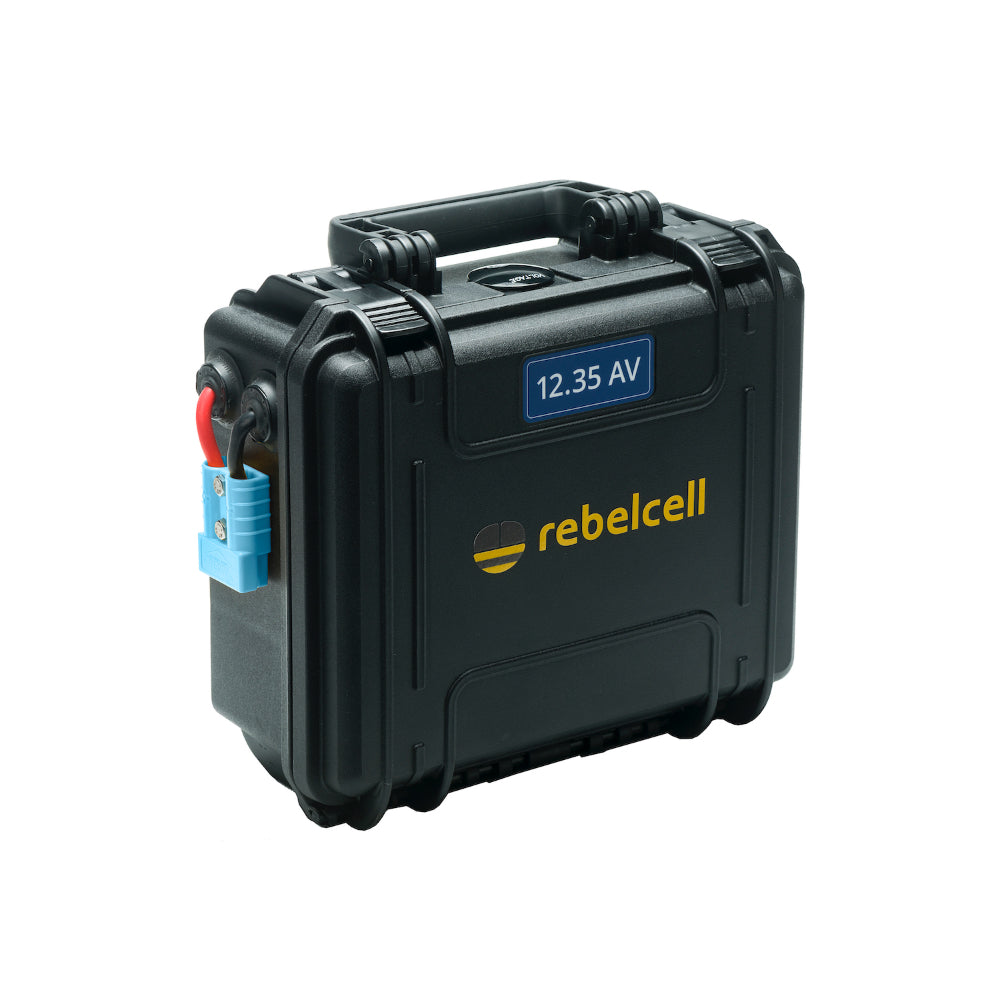 Rebelcell Outdoorbox 12.35 AV - 12V 35A 432Wh & 12.6V10A Charger