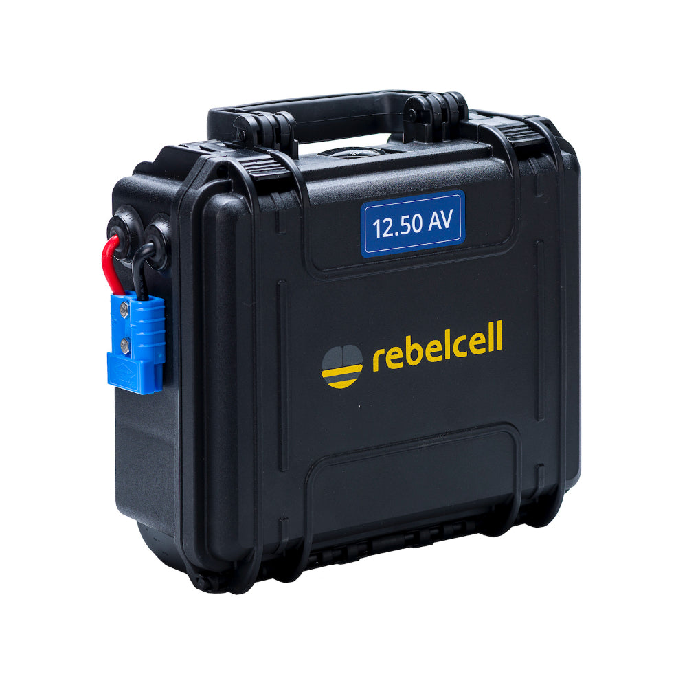 Rebelcell Outdoorbox 12.50 AV - 12V 50A 634Wh & 12.6V10A Charger