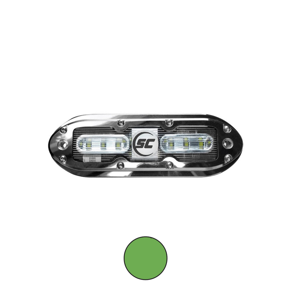 Shadow-Caster SCM-6 Underwater SS LED Light - Aqua Green