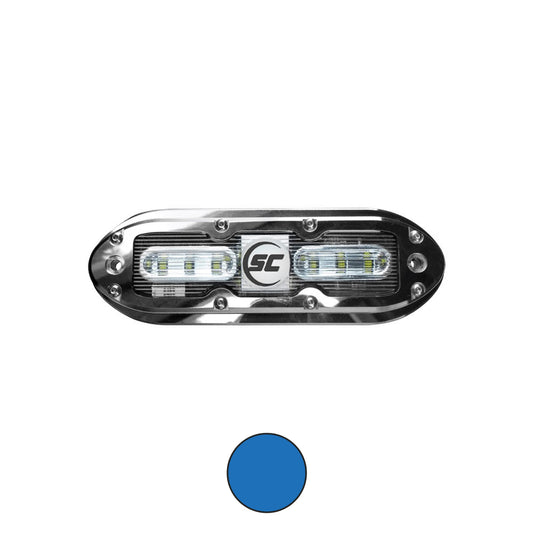 Shadow-Caster SCM-6 Underwater SS LED Light - Bimini Blue