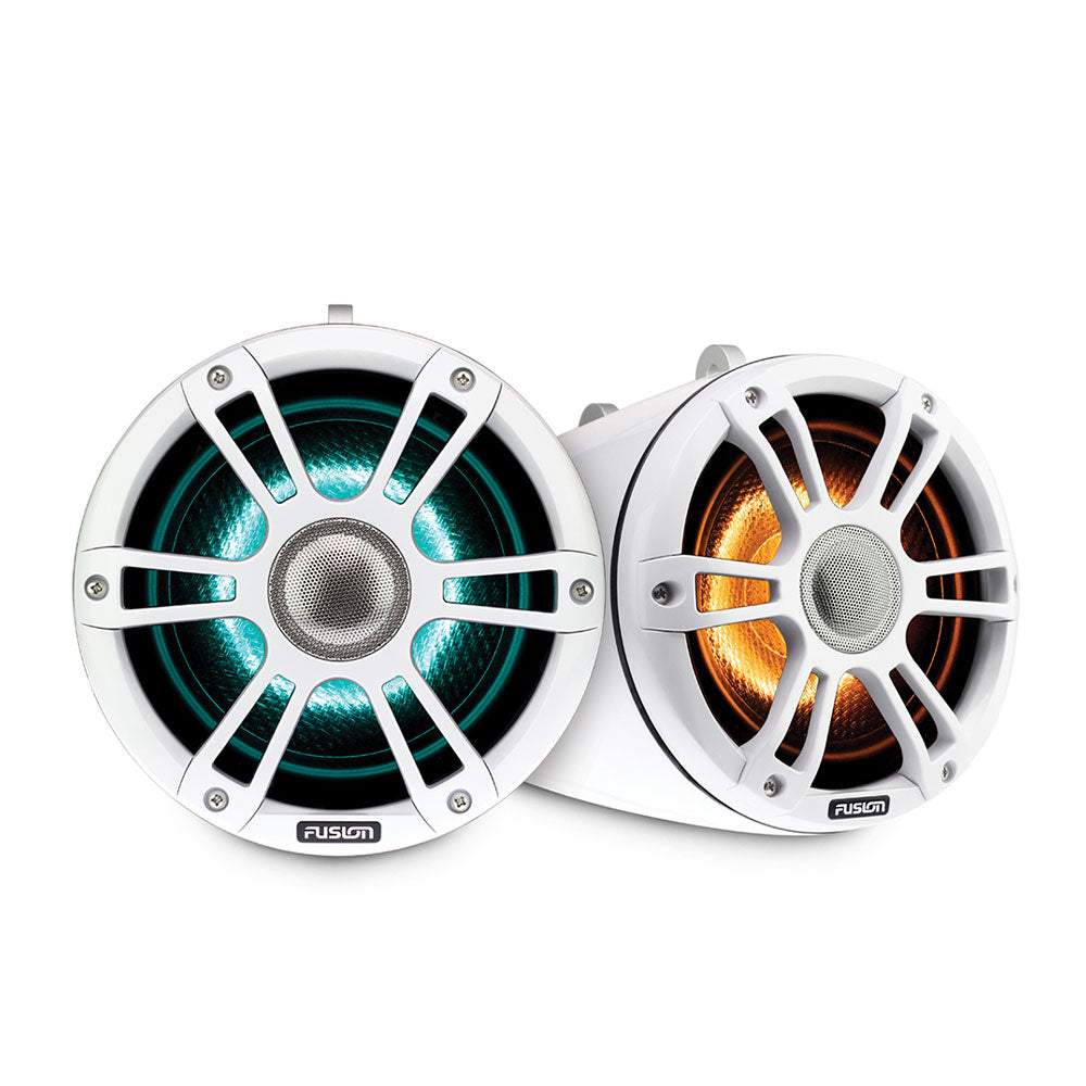 Fusion SG-FLT772SPW 7.7" CRGBW LED Wake Speakers 280W - Sports White