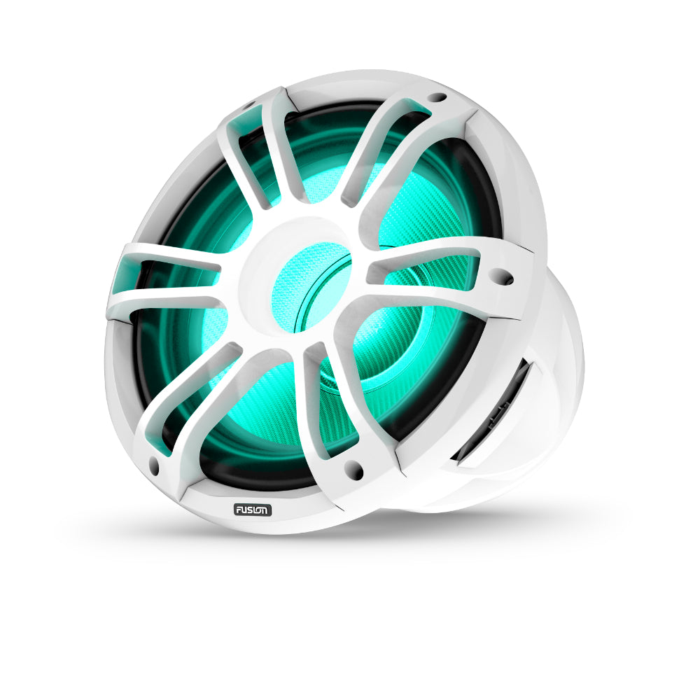 Fusion SG-SL123SPW 12" 3i CRGBW LED Subwoofer 1400W - Sports White