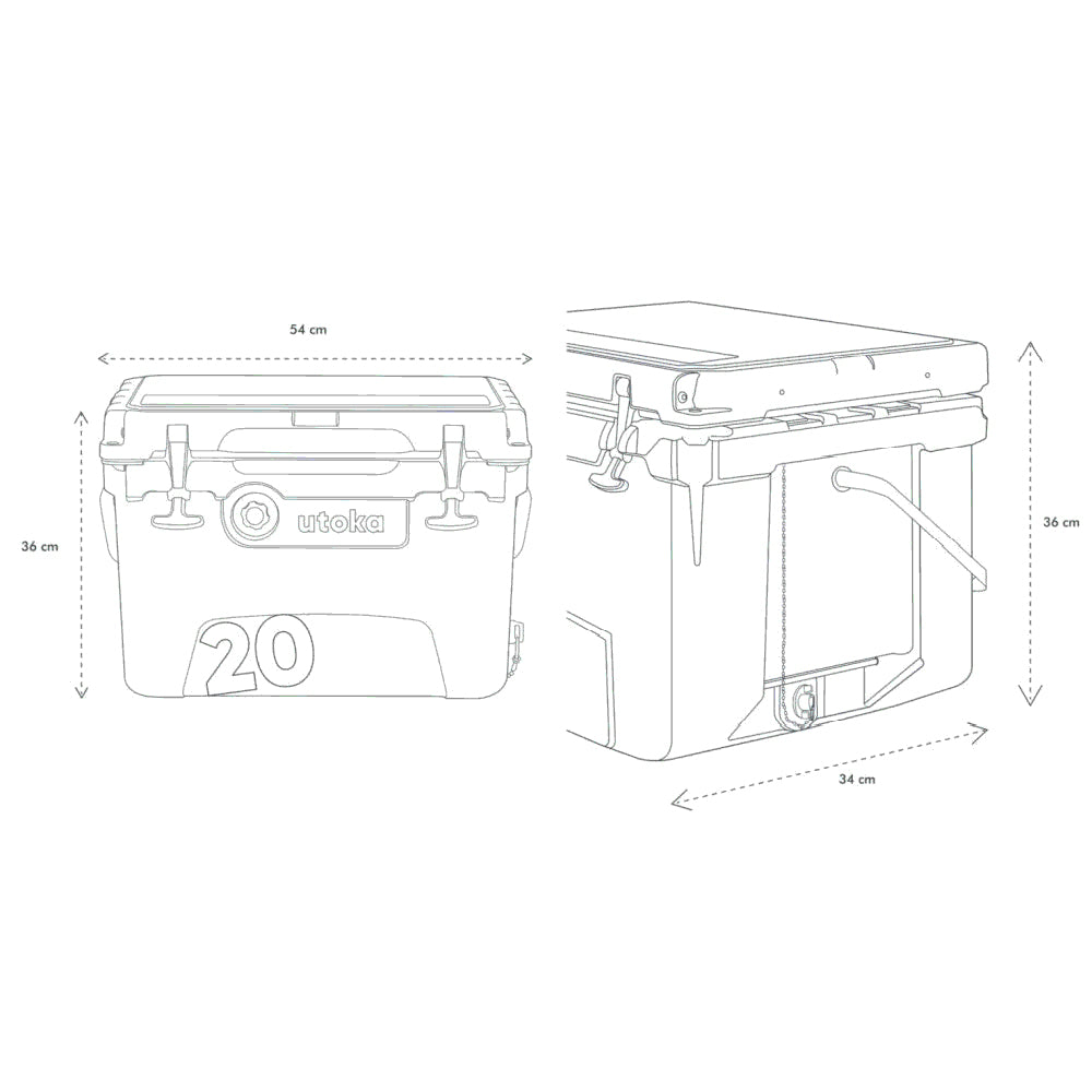 Utoka 20 Cool Box - Camo