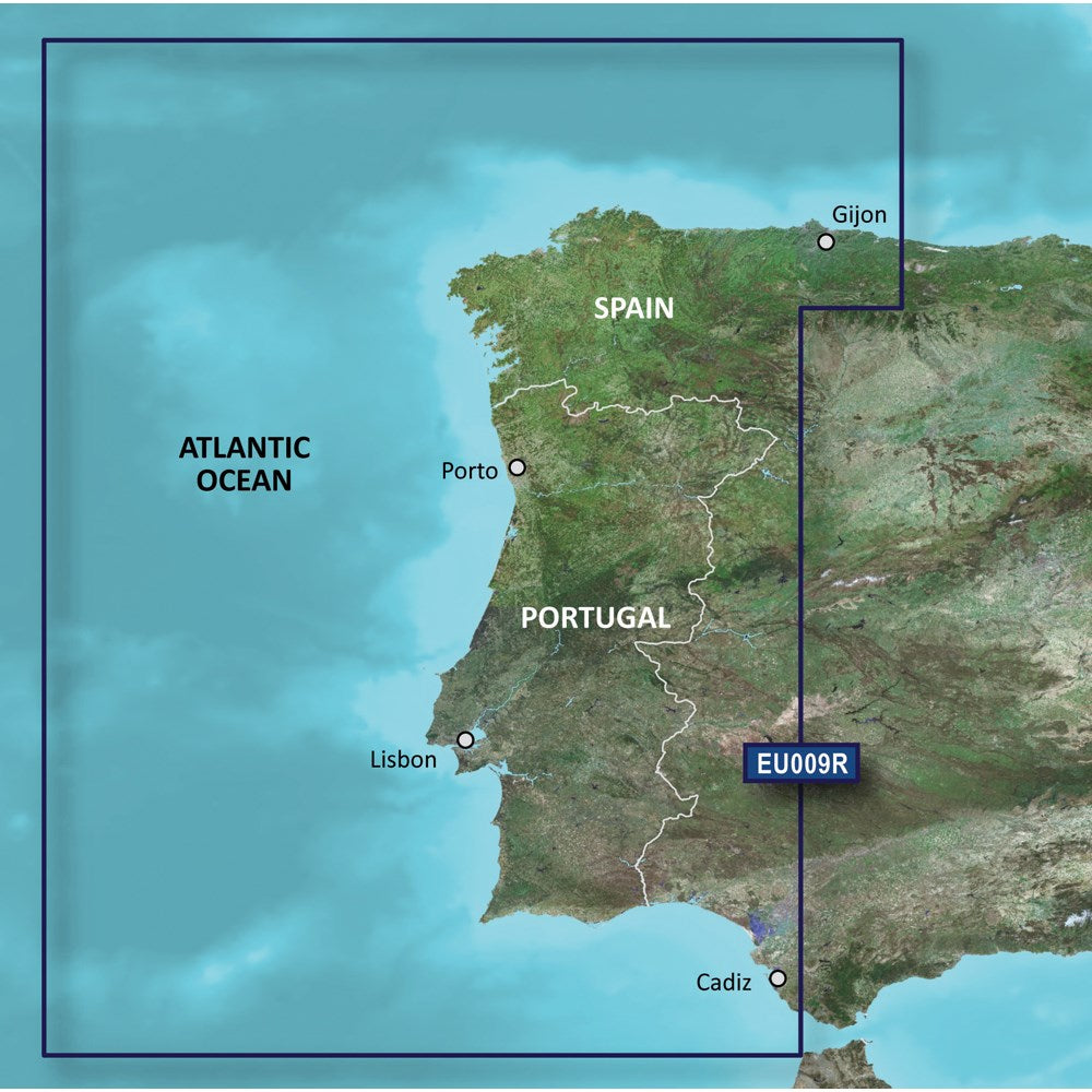 Garmin BlueChart G3 Regular Area - HXEU009R Portugal & Northwest Spain