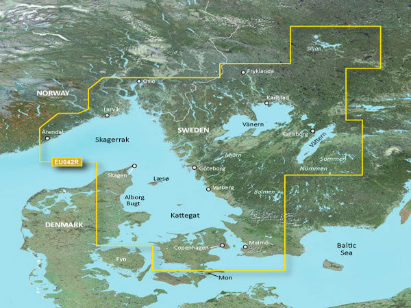 Garmin BlueChart G3 Vision Regular Area - VEU042R Oslo - Trelleborg