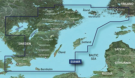 Garmin BlueChart G3 Vision Regular Area - VEU046R Sweden, South-East