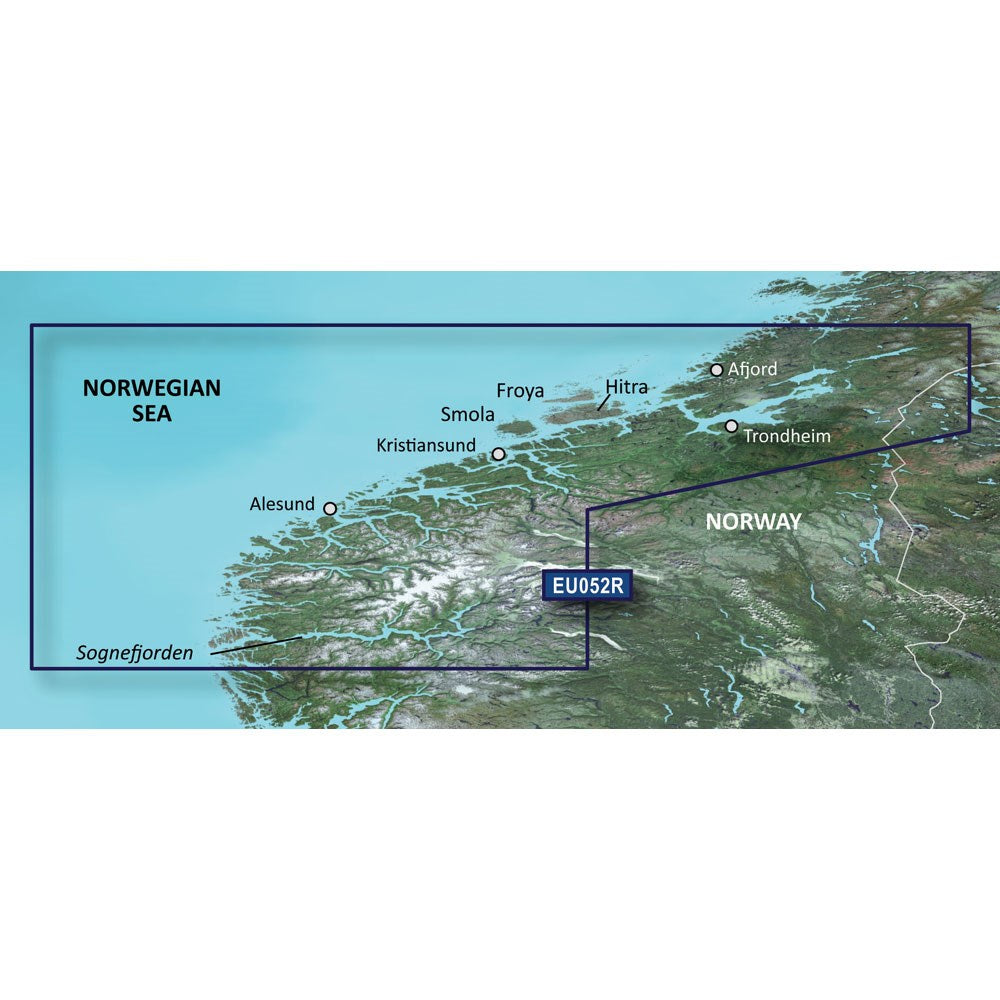 Garmin BlueChart G3 Vision Regular Area - VEU052R Sognefjorden - Svefjorden