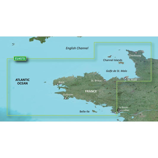 Garmin BlueChart G3 Vision Small Area - VEU457S - Bretagne