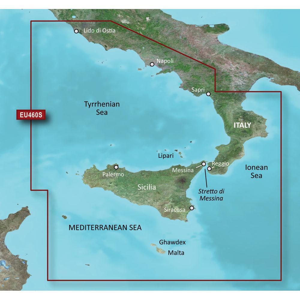 Garmin BlueChart G3 Vision Small Area - VEU460S - Sicily - Lido de Ostia